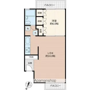 ノアハウス【2階】の間取り