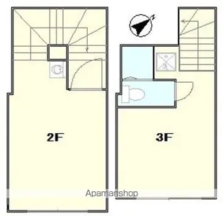 東京都渋谷区神宮前2丁目【マンション】の間取り