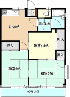 モリコーポ【101号室】の間取り