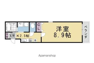 ハーミテージ修学院【3階】の間取り