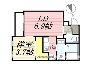 (仮称)CHERIM西鉄久留米Ⅳ【305号室】の間取り