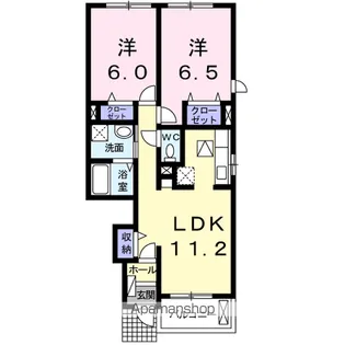 クルミ【1階】の間取り