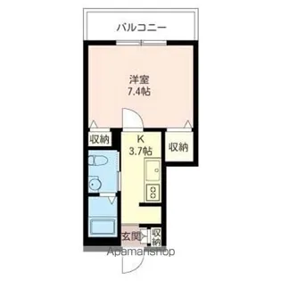 カーサ吉祥寺【203号室】の間取り