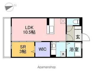 エーデルハイム【104号室】の間取り