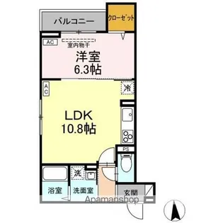 Asset-Court花小金井南町【2階】の間取り