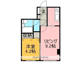 ライオンズマンション植物園第2【4階】の間取り