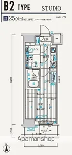 メインステージ元浅草Ⅲ【3階】の間取り