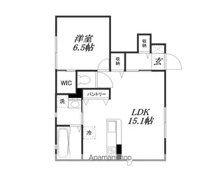 エルメゾン西河原【1階】の間取り