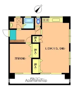 グリーンヒル吉村【502号室号室】の間取り