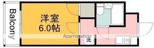 アサヒコーポ調布【303号室】の間取り