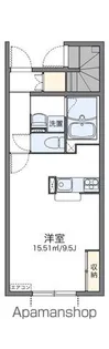 レオネクストメイプルリッチⅡ【101号室】の間取り