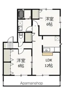 ヴィンテージ ツイン B【1階】の間取り