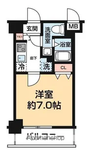GENOVIA西川口Ⅱ【707号室号室】の間取り