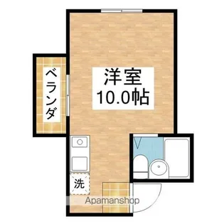 ビューハイツ【403号室】の間取り