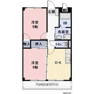 SURPLUSアルフ【103号室】の間取り