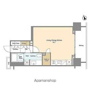 ASPRIME八丁堀【12階】の間取り