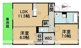 サンパティーク しば【1階】の間取り