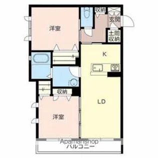 ミラコロ カーサ【2階】の間取り