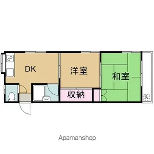 フジコーハイツ【2階】の間取り