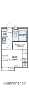 レオパレスストリームⅡ【2階】の間取り