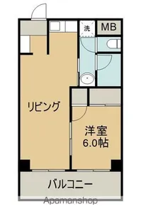 ラヴィル川原【301号室】の間取り