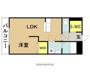 KO OLINA YANAGIMARU (コオリナ柳丸)【1階】の間取り