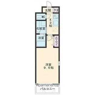 ヴィルベリー【4階】の間取り