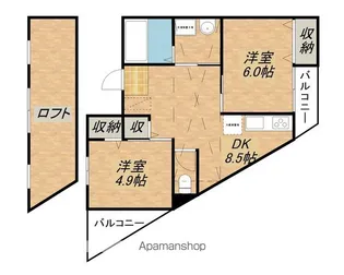 スターハウジングビル【2階】の間取り