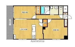 CARCASSONNE【701号室】の間取り