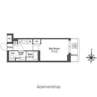 エスタート亀有【2階】の間取り