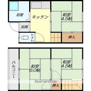 くぬぎハイツ【6号室】の間取り