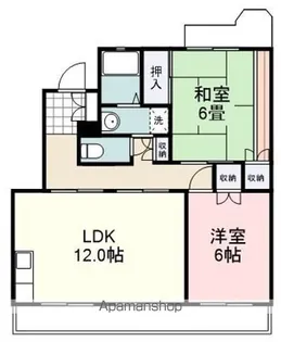 杉山パレス【1階】の間取り