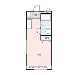ちあきハイツA【107号室】の間取り
