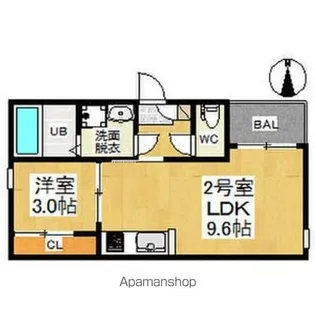REGALEST名西【1階】の間取り