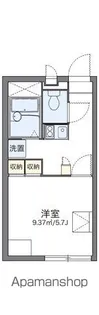 レオパレスネイティブⅢ【2階】の間取り