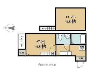 コーポ 愛花夢【103号室号室】の間取り