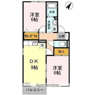 ウィルモアT【1階】の間取り