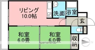 クリオ行啓通参番館【1階】の間取り