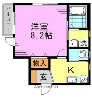 エスペランス【1階】の間取り