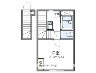 レオネクストまるはち【2階】の間取り