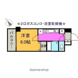 プレサンス新栄リミックス【6階】の間取り
