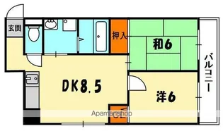 CONFORT SEKI【4階】の間取り