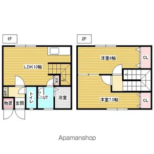 ファミーユ雅【1階】の間取り