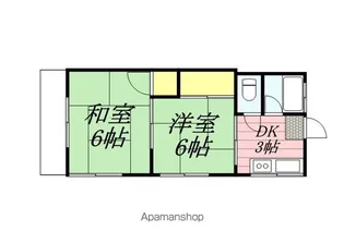 ハイツ小田【1階】の間取り