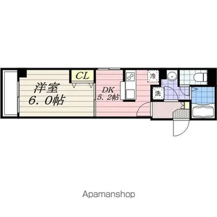 プライディア幕張【4階】の間取り