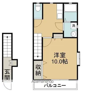 コンフォート メゾン プラム【2階】の間取り