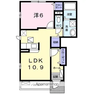 レ クレ ドール A【1階】の間取り