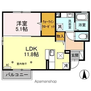 エミナーレ【1階】の間取り