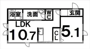 プルミエ【103号室】の間取り