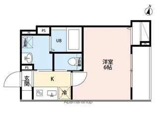 AVALON 西都賀【1階】の間取り